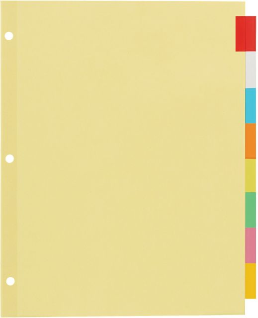 INDEX TAB 8TAB COLOR ECONOMY