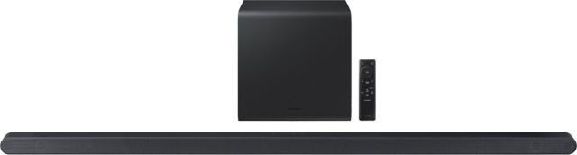 Samsung 3.1.2 Channel Q-Series Ultra Slim Soundbar with Wireless Subwoofer, Dolby Atmos + Q-Symphony ( Titan Black)