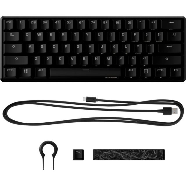 HyperX Alloy Origins 60 HX-RED Mechanical Keyboard, Black