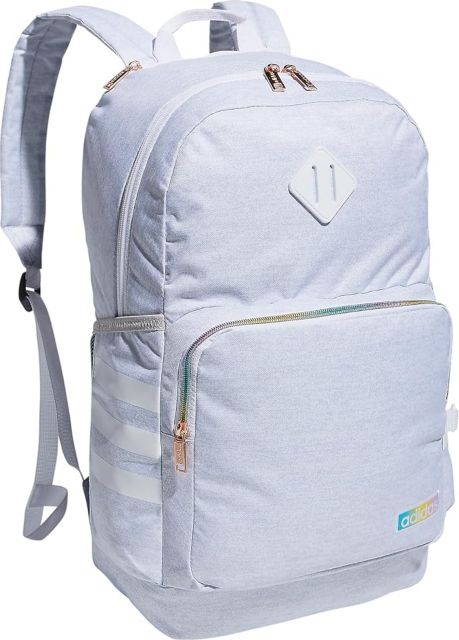 BKPK CLASSIC 3S 4 WHT/RAINBOW