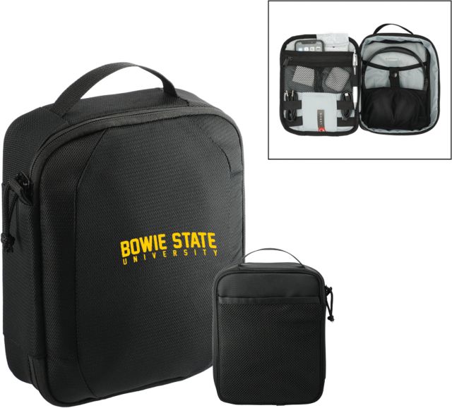 Bowie State RPET Headphone and Tech Case Bowie State University Arched - ONLINE ONLY