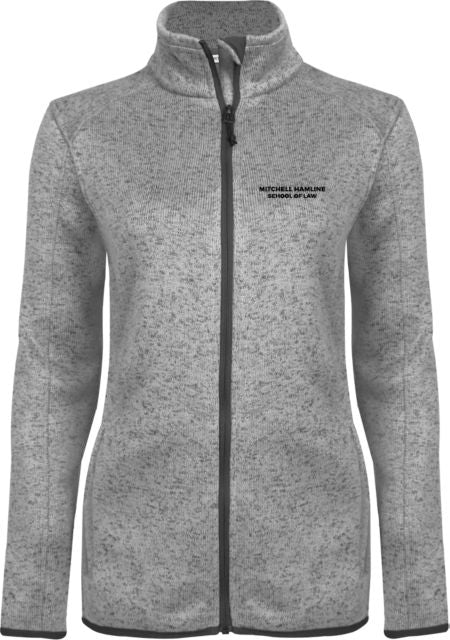Mitchell Hamline Womens Fleece Jacket Mitchell Hamline School of Law Flat Wordmark - ONLINE ONLY