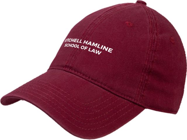Mitchell Hamline Unstructured Adjustable Low Profile Hat Mitchell Hamline School of Law Flat Wordmark - ONLINE ONLY