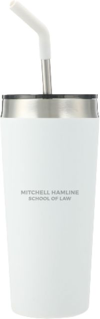 Mitchell Hamline Faye Vacuum Tumbler w/ Stainless Straw 20 oz Mitchell Hamline School of Law Engraved - ONLINE ONLY