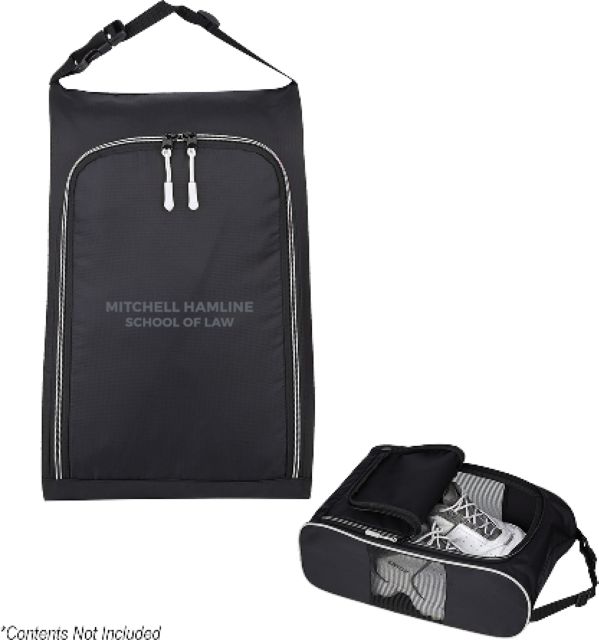 Mitchell Hamline Crosstown Side Mesh Shoe Bag Mitchell Hamline School of Law Flat Wordmark - ONLINE ONLY