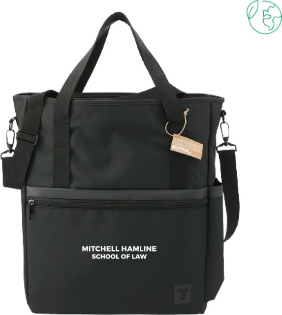 Mitchell Hamline Tranzip Recycled Computer Tote Mitchell Hamline School of Law Flat Wordmark - ONLINE ONLY