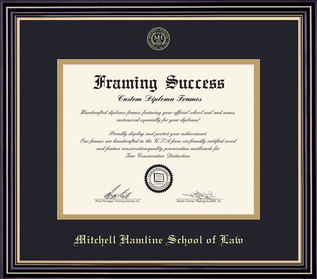 Mitchell Hamline School of Law 11'' x 14'' Prestige Diploma Frame