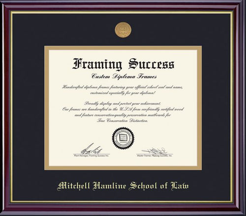 Mitchell Hamline School of Law 11'' x 14'' Windsor Diploma Frame
