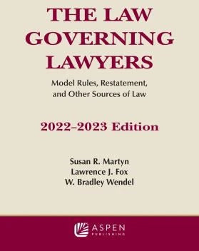Law Govern Lawyers: 2022-2023 Ed