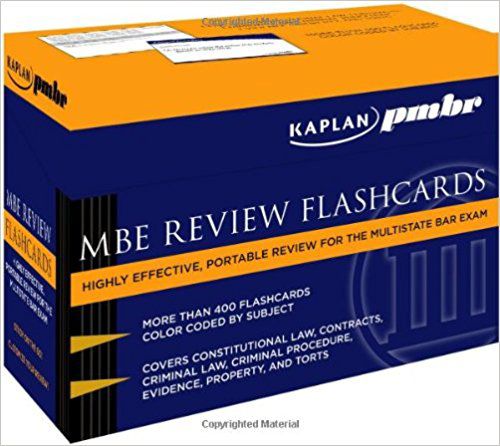 KAPLAN MBE REVIEW FLASHCARDS