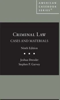 Criminal Law (Cases &amp; Materials)