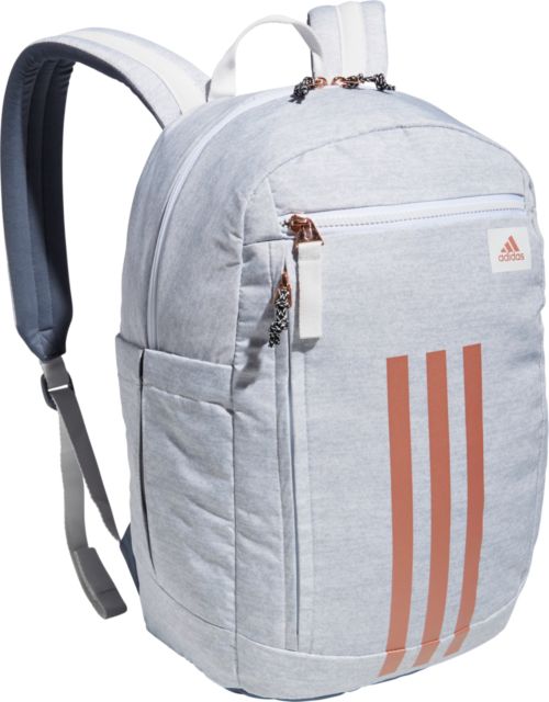 BKPK LEAGUE 3 STRIPE WHTE/GOLD